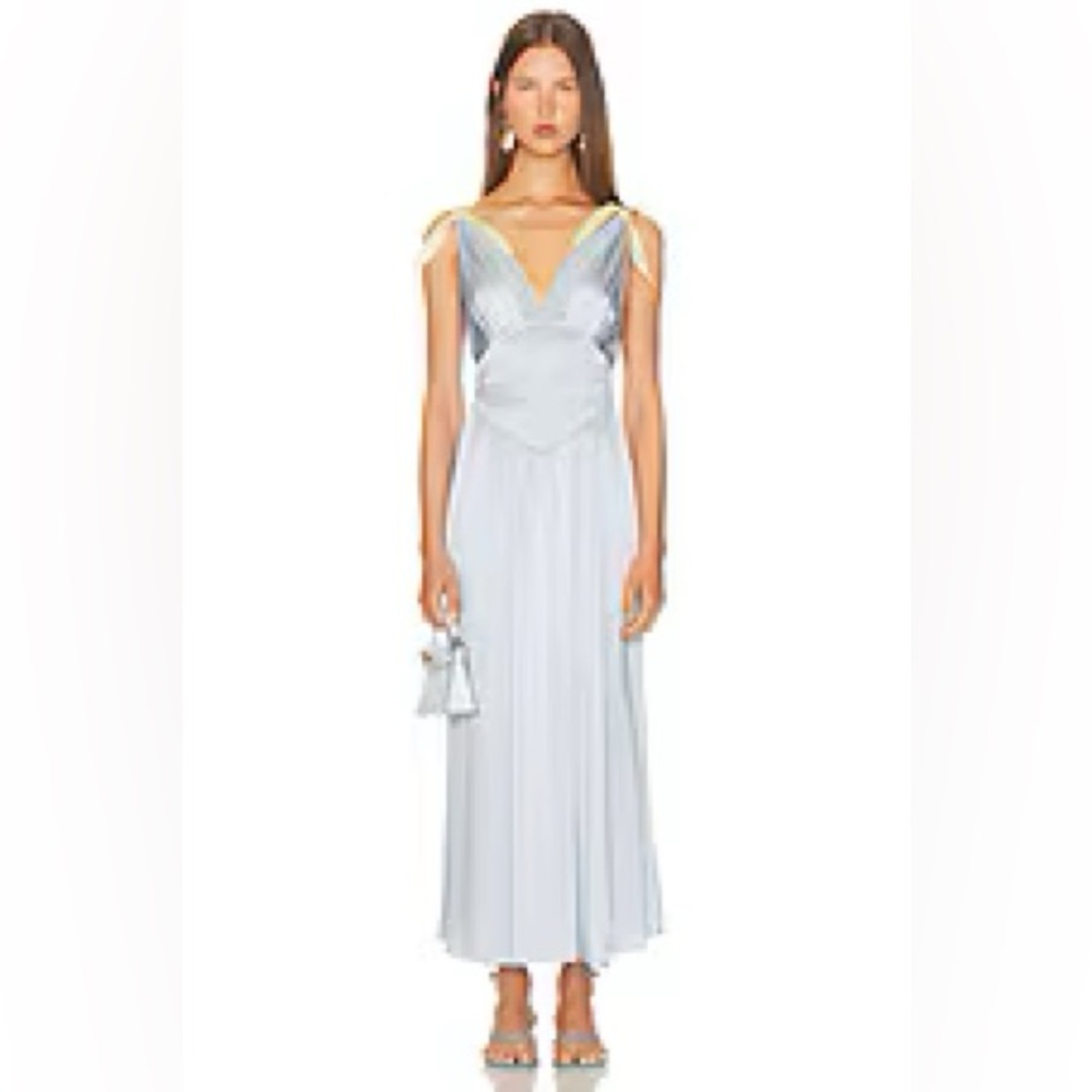 Helsa Celeste dress, light blue, size small - Picture 5 of 15